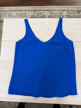 JcrewWomen’s Blue V-Neck Tank Top